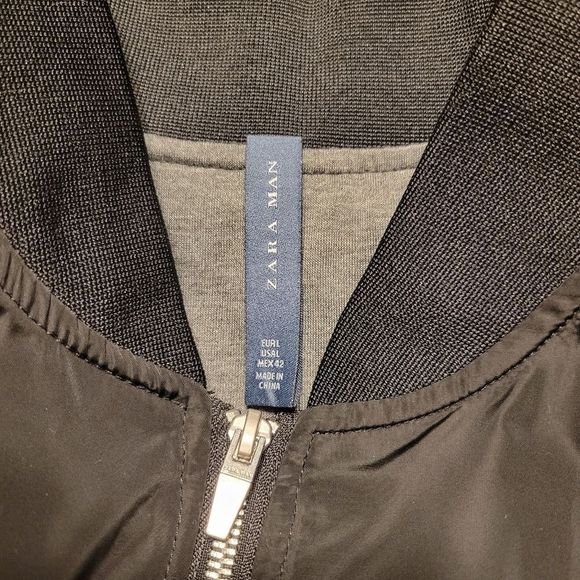 Zara Man black zipper jacket - Picture 6 of 10